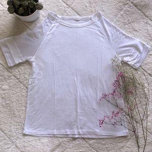 2 for 15✖️ White T-shirt with Mesh Sleeves